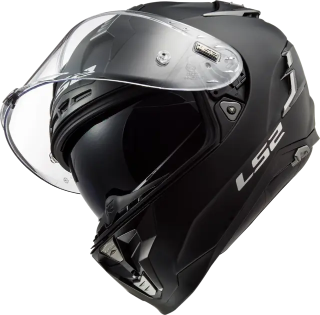 LS2 MC-Hjelm FF327 Challenger Matt Svart 