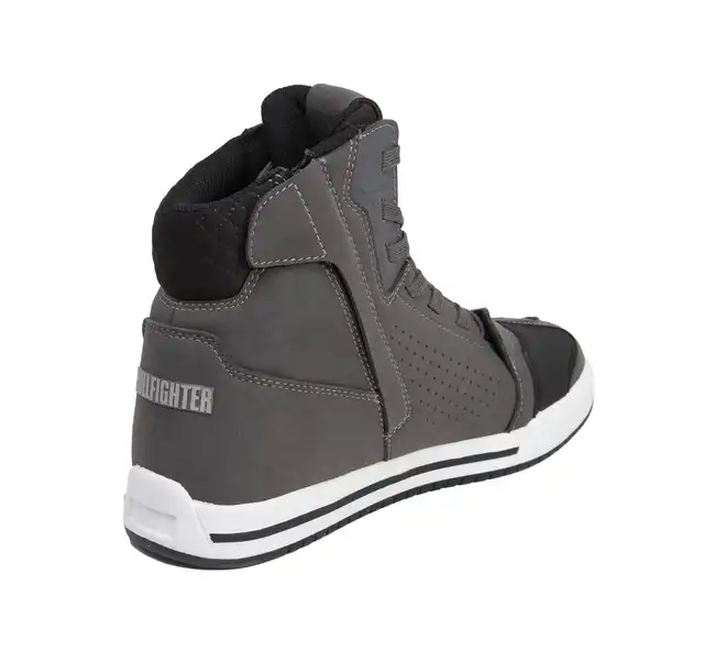 Bullfighter MC-Sko Rebel Lysegrå 