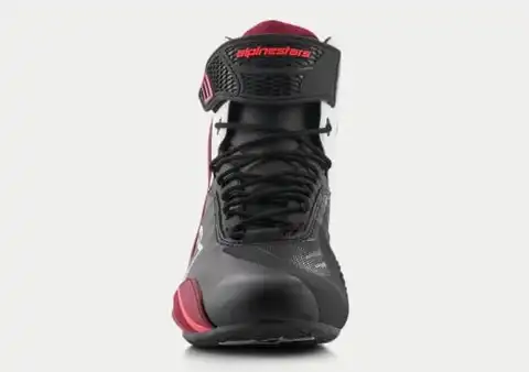 Alpinestars MC-Sko Faster 4 Svart/Mørk-Rød 