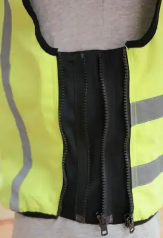 Richa Sleevless Jacket Fluo/Gul m/Skole 