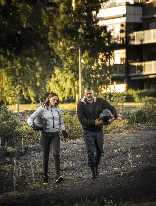 Bullfighter Viking Kevlar MC-Hoodie Svart 