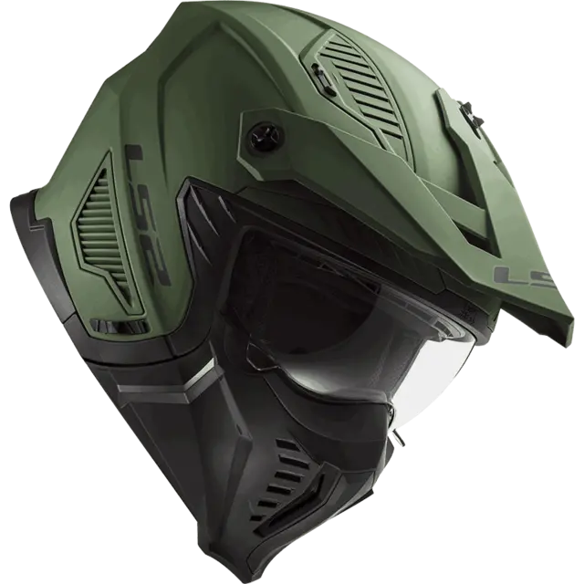 LS2 Halvhjelm OF606 Drifter Solid Matt Militær Grønn 