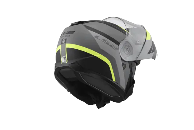 LS2 Åpningshjelm FF908 Strobe II Monza Svart/Gul 