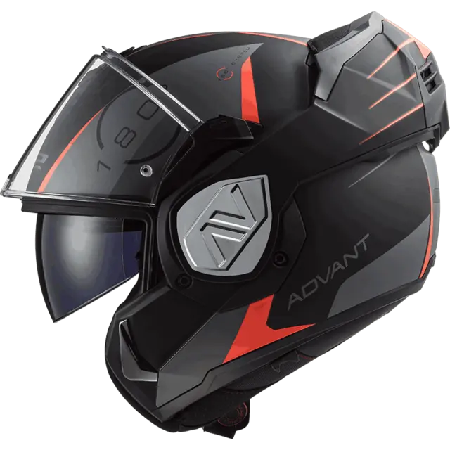 LS2 Åpningshjelm FF906 Advant Codex Svart Titanium 