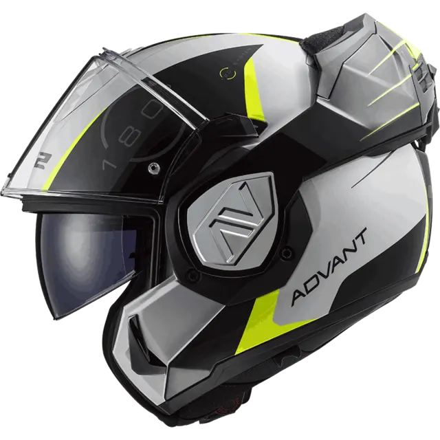LS2 Åpningshjelm FF906 Advant Codex Svart/Hvit 