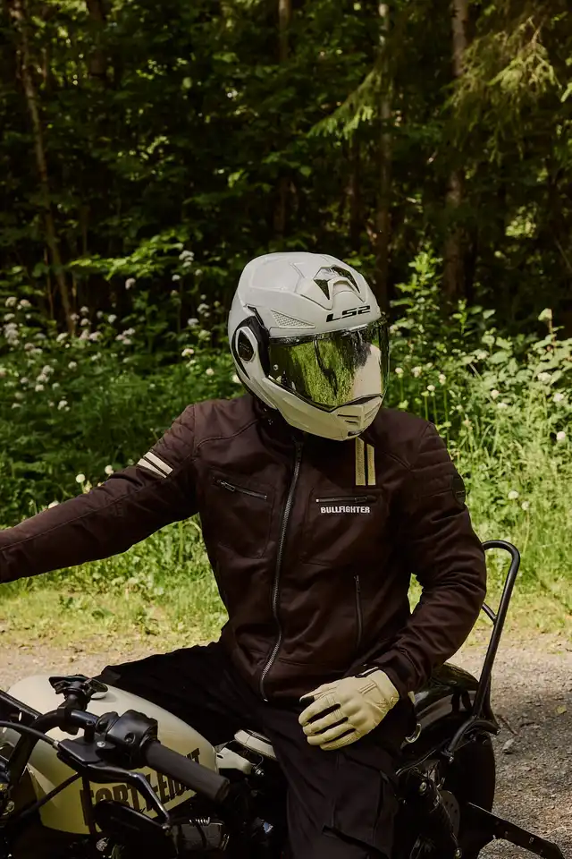 LS2 Åpningshjelm FF901 Advant X Solid Hvit 