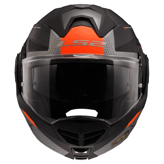 LS2 Åpningshjelm FF901 Advant X Oblivion Matt Svart/Rød 