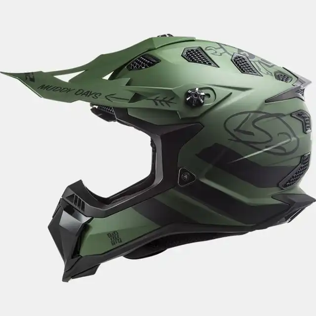 LS2 Crosshjelm MX700 Subverter Cargo Matt Militær Grønn 