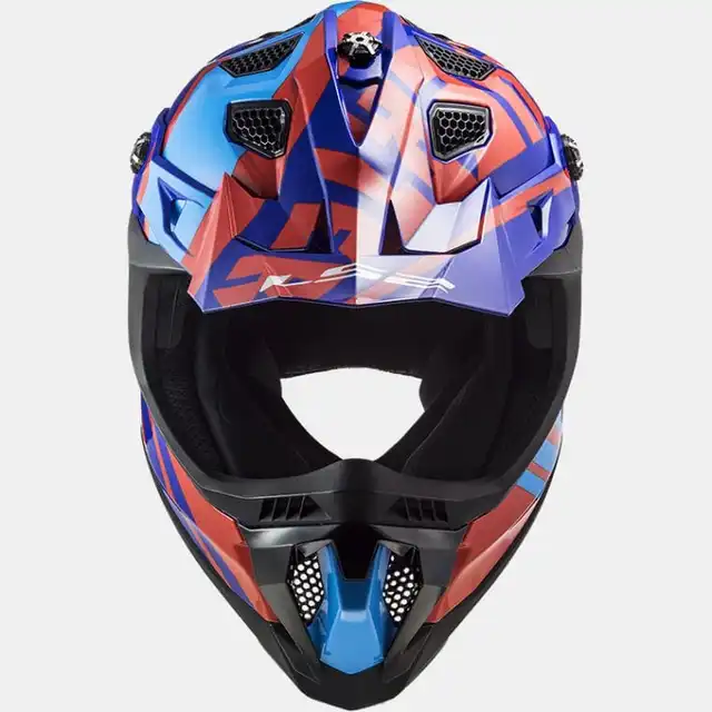 LS2 Crosshjelm MX700 Subverter Gammax Rød/Blå 