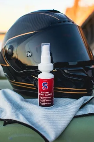 S100 Visor & Helmet Cleaner Visir og hjelmrens med mikrofiber klut 