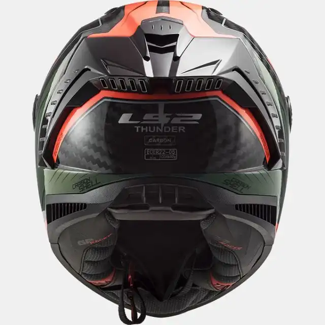 LS2 MC-Helhjelm FF805 Thunder Chase Grønn/Oransje 