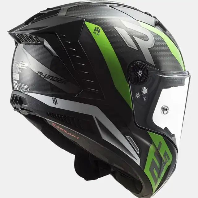 LS2 MC-Hjelm FF805 Thunder Supra Grønn/Hvit 