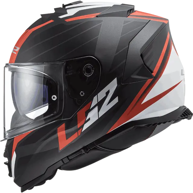 LS2 MC-Hjelm FF800 Storm II Nerve Svart/Rød 