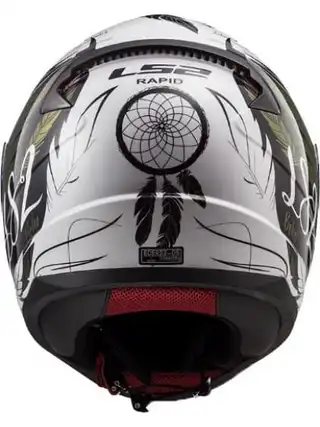 LS2 MC-Hjelm FF353 Rapid II Boho Svart/Rosa 