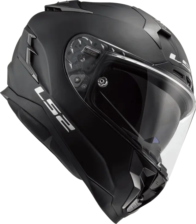 LS2 MC-Hjelm FF327 Challenger Matt Svart 