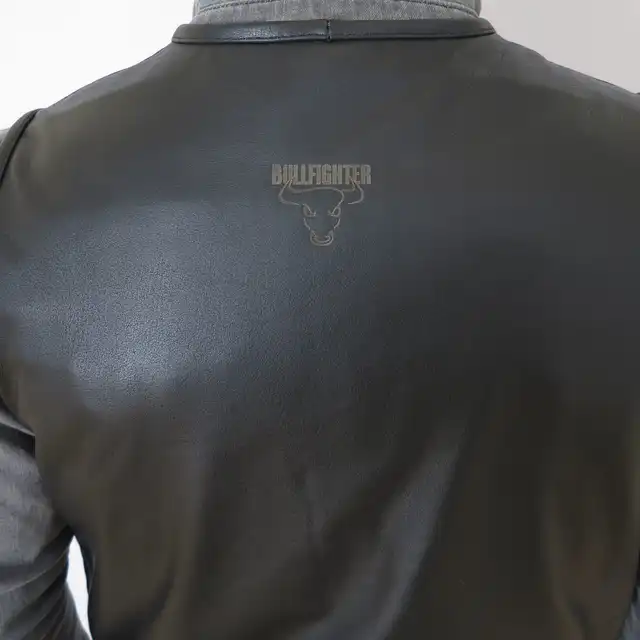 Bullfighter Buffalo Skinnvest V-cut Svart Svart 