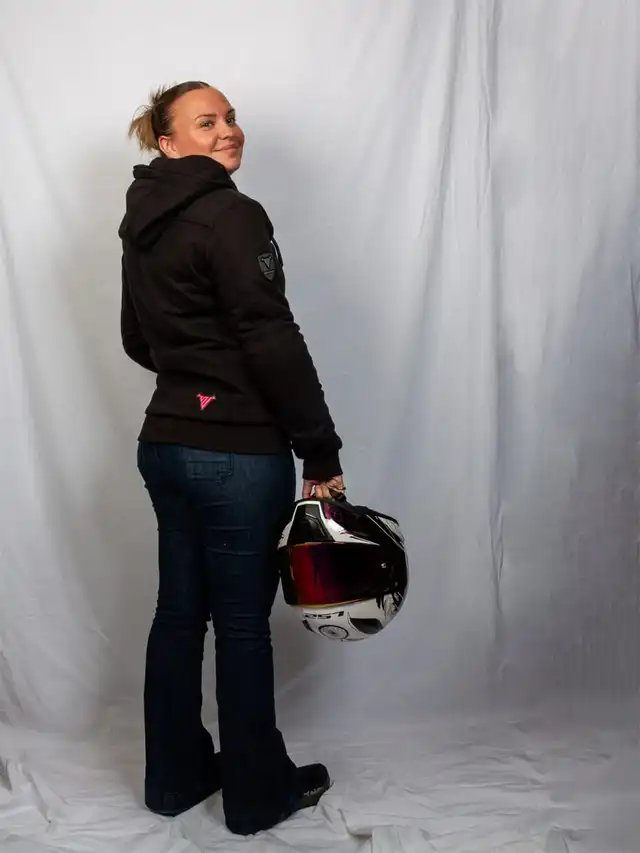 Bullfighter Atlas Dame Hoodie Svart/Rosa 