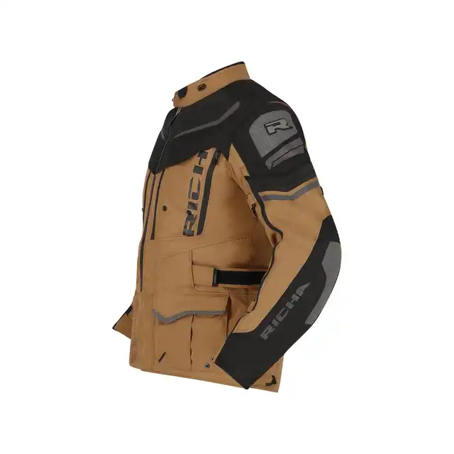 Richa Infinity 2 Adventure MC-Jakke Camel/Svart 