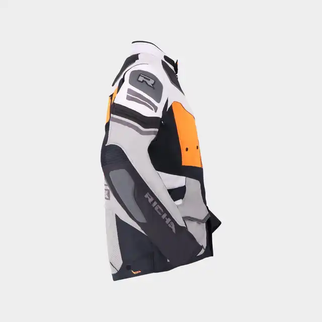 Richa Infinity 2 Adventure MC-Jakke Grå/Oransje 