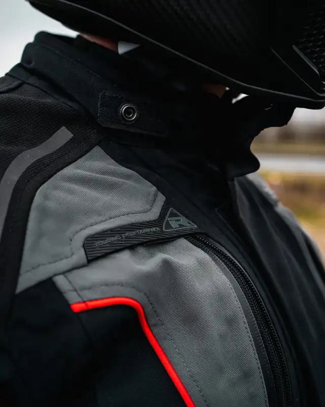 Richa Infinity 2 Pro MC-Jakke Svart/Grå/Rød 