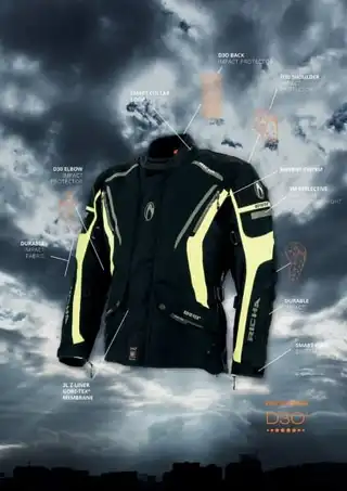 Richa Cyclone Gore-Tex MC-Jakke Svart 