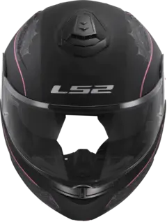 LS2 Åpningshjelm FF908 Strobe II Lux Svart/Rosa