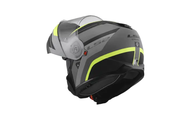 LS2 Åpningshjelm FF908 Strobe II Monza Svart/Gul 