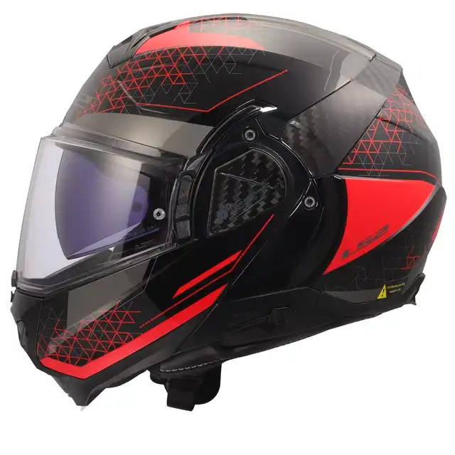 LS2 Åpningshjelm FF910 Advant II Astral Svart/Rød 