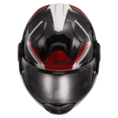 LS2 Åpningshjelm FF901 Advant X Spectrum Svart/Hvit/Rød