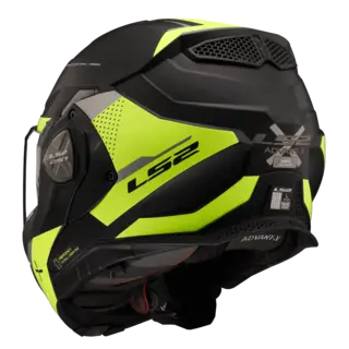 LS2 Åpningshjelm FF901 Advant X Oblivion Matt Svart/Gul