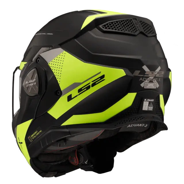 LS2 Åpningshjelm FF901 Advant X Oblivion Matt Svart/Gul 