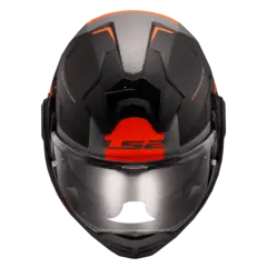 LS2 Åpningshjelm FF901 Advant X Oblivion Matt Svart/Rød