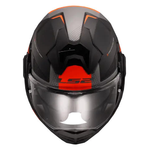 LS2 Åpningshjelm FF901 Advant X Oblivion Matt Svart/Rød