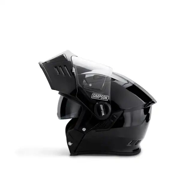 Simpson MC-Hjelm Darksome Matt Svart 