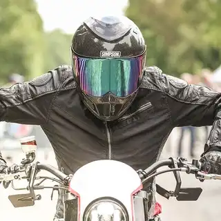 Simpson MC-Hjelm Venom Carbon