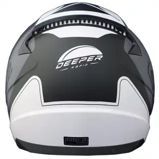 LS2 MC-Hjelm FF353 Rapid II Deeper Hvit/Svart/Grå
