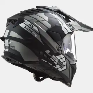 LS2 Endurohjelm MX701 Explorer Atlantis Matt Titanium