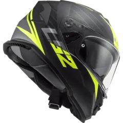 LS2 MC-Hjelm FF800 Storm II Nerve Svart/Gul
