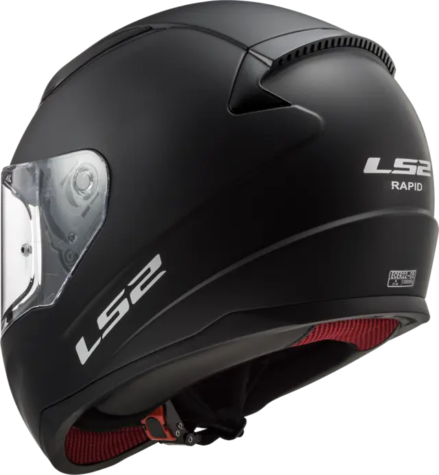 LS2 MC-Hjelm FF353 Rapid II Matt Svart 