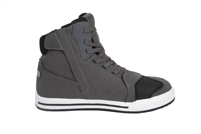 Bullfighter MC-Sko Rebel Lysegrå 