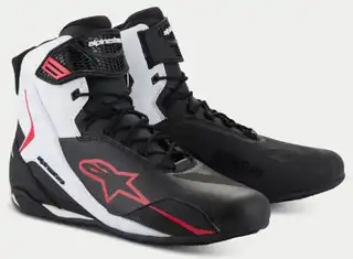 Alpinestars MC-Sko Faster 4 Svart/Rød