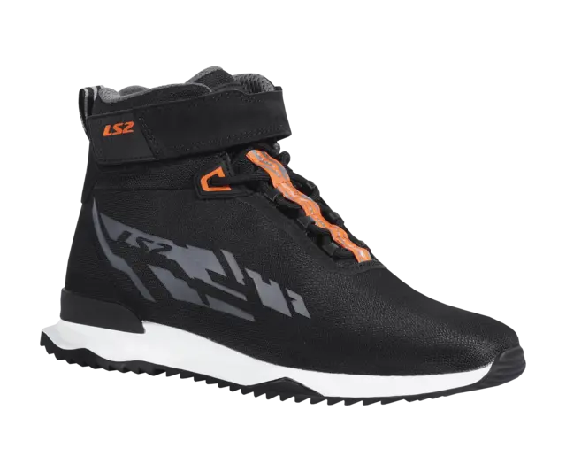 LS2 MC-Sko Acrux Svart/Oransje 