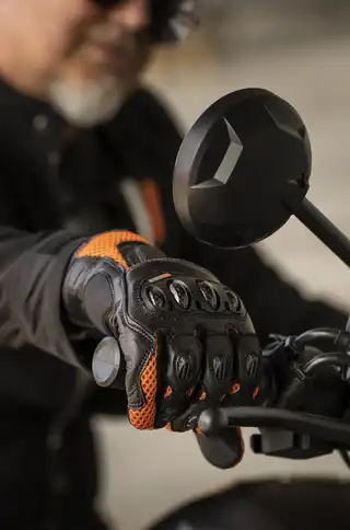 Bullfighter Freerider Mesh Hanske Oransje