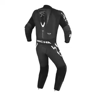 Richa Stradale Skinndress 1-del Svart/Hvit