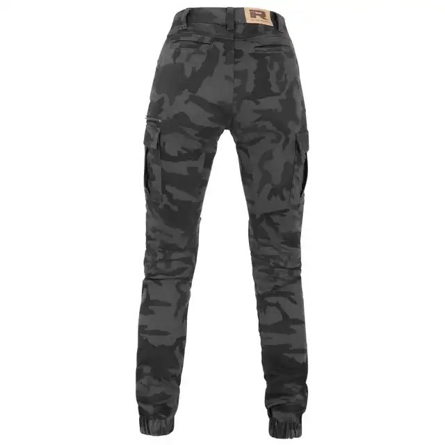 Richa Apache Dame Kevlar MC-Jeans Svart Camo 