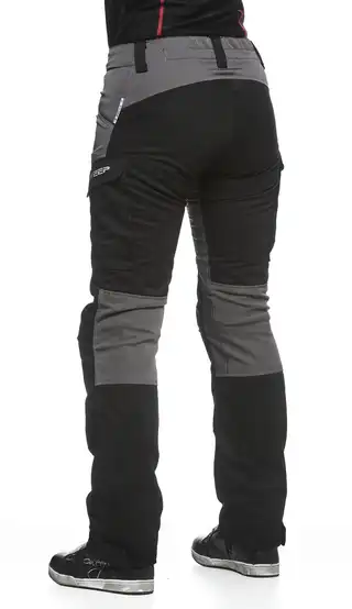 Sweep Chief Dame MC-Bukse Svart/Grå