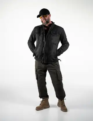 Bullfighter Clint Cargo MC-Jeans Millitær Grønn - L32