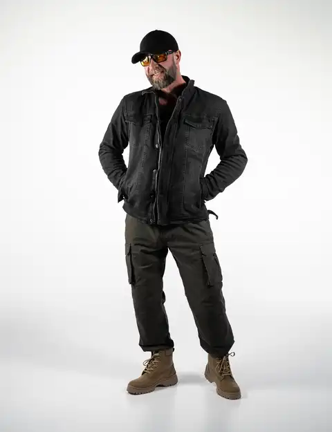 Bullfighter Clint Cargo MC-Jeans Millitær Grønn - L32