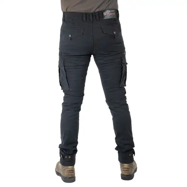 Sweep Jungle Kevlar MC-Jeans Svart Lengde: 32 