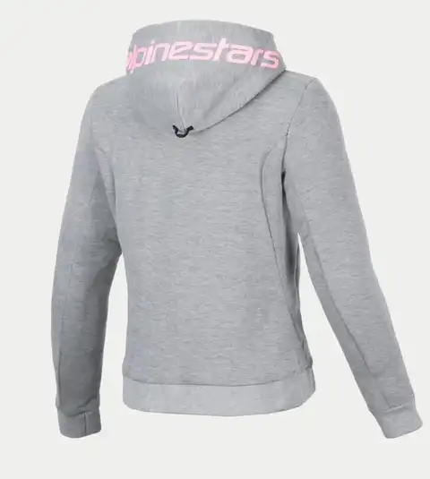 Alpinestars Chrome V2 Dame MC-Hoodie Grå/Rosa